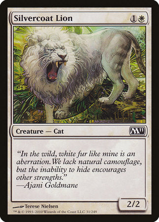 Silvercoat Lion [Magic 2011] | Spectrum Games