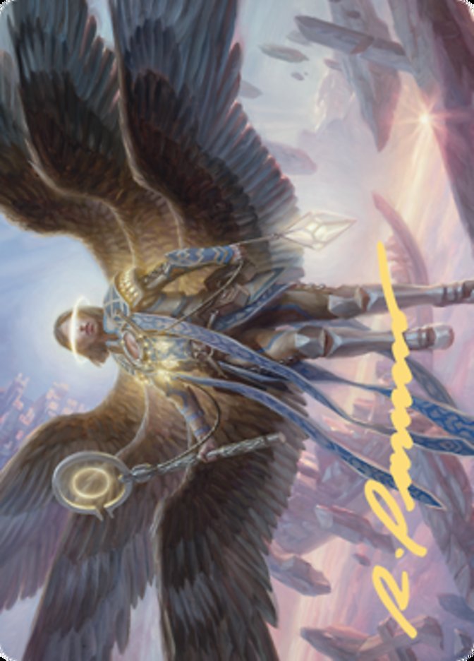 Angel of Destiny Art Card (Gold-Stamped Signature) [Zendikar Rising Art Series] | Spectrum Games