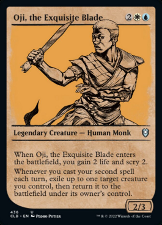 Oji, the Exquisite Blade (Showcase) [Commander Legends: Battle for Baldur's Gate] | Spectrum Games