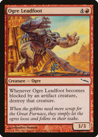 Ogre Leadfoot [Mirrodin] | Spectrum Games