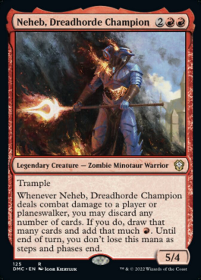 Neheb, Dreadhorde Champion [Dominaria United Commander] | Spectrum Games