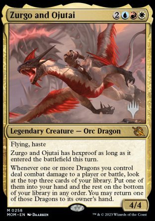 Zurgo and Ojutai (Promo Pack) [March of the Machine Promos] | Spectrum Games