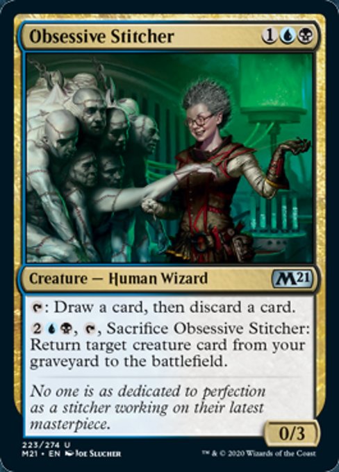 Obsessive Stitcher [Core Set 2021] | Spectrum Games