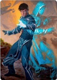 Jace, Mirror Mage 1 Art Card [Zendikar Rising Art Series] | Spectrum Games