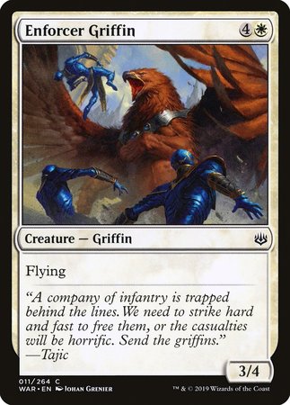 Enforcer Griffin [War of the Spark] | Spectrum Games