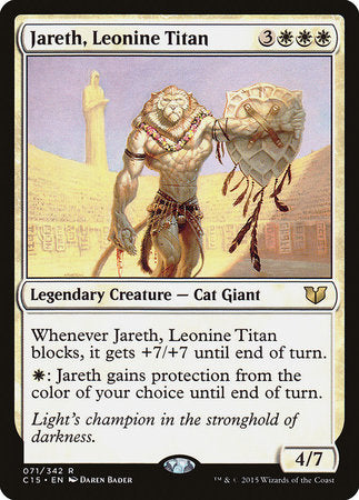 Jareth, Leonine Titan [Commander 2015] | Spectrum Games