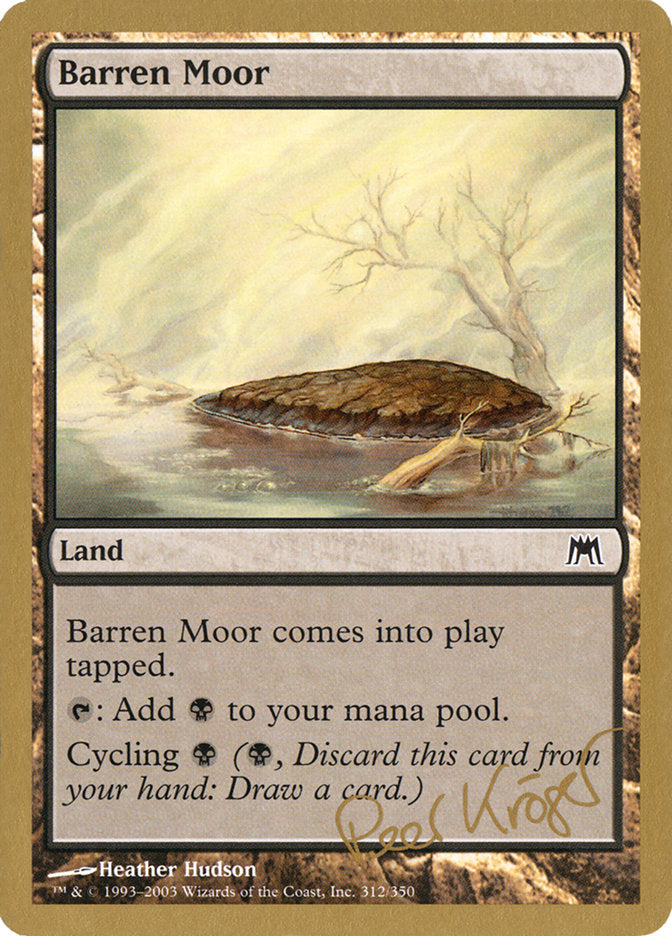 Barren Moor (Peer Kroger) [World Championship Decks 2003] | Spectrum Games