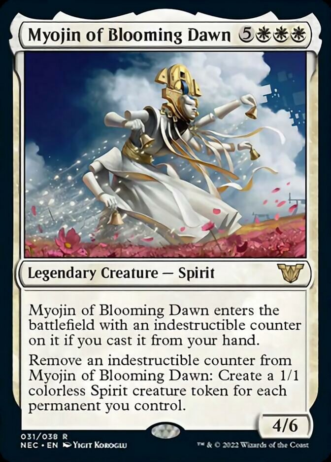 Myojin of Blooming Dawn [Kamigawa: Neon Dynasty Commander] | Spectrum Games