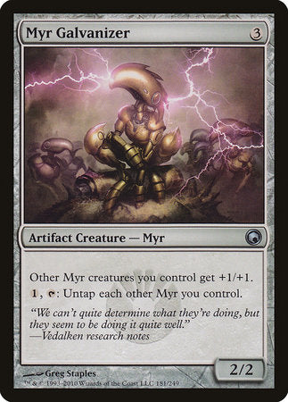 Myr Galvanizer [Scars of Mirrodin] | Spectrum Games