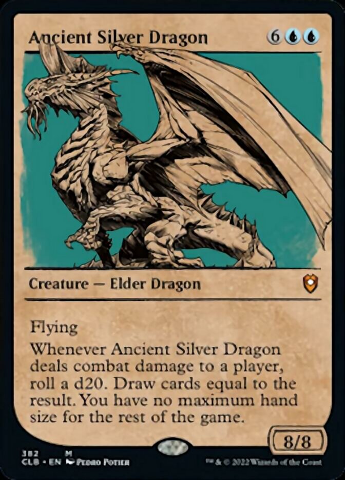 Ancient Silver Dragon (Showcase) [Commander Legends: Battle for Baldur's Gate] | Spectrum Games