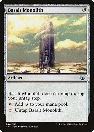 Basalt Monolith [Commander 2015] | Spectrum Games