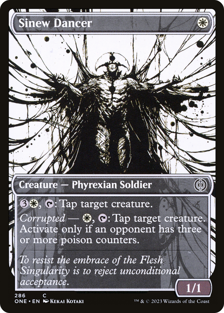 Sinew Dancer (Showcase Ichor) [Phyrexia: All Will Be One] | Spectrum Games