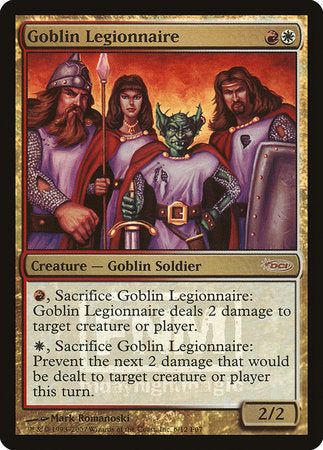 Goblin Legionnaire [Friday Night Magic 2007] | Spectrum Games