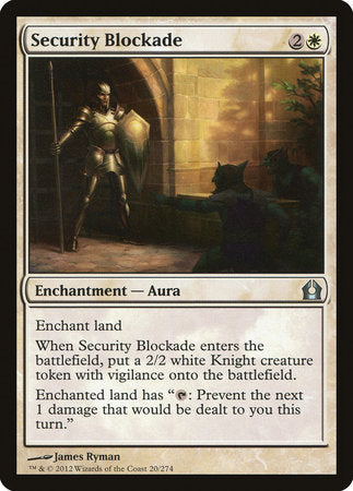 Security Blockade [Return to Ravnica] | Spectrum Games