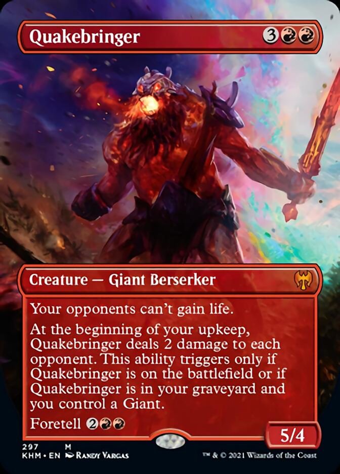 Quakebringer (Borderless Alternate Art) [Kaldheim] | Spectrum Games