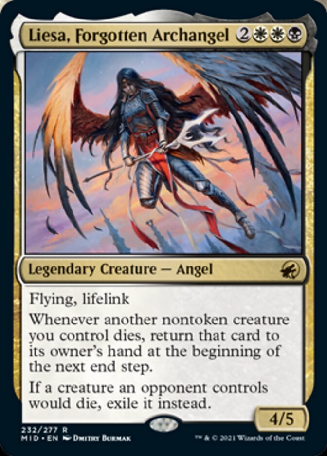 Liesa, Forgotten Archangel [Innistrad: Midnight Hunt] | Spectrum Games