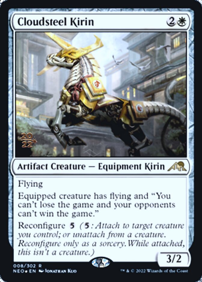 Cloudsteel Kirin [Kamigawa: Neon Dynasty Prerelease Promos] | Spectrum Games