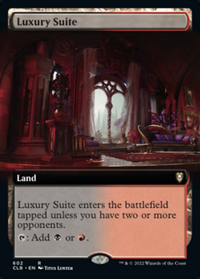 Luxury Suite (Extended Art) [Commander Legends: Battle for Baldur's Gate] | Spectrum Games