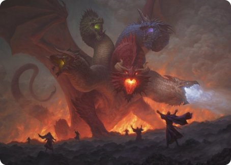 Tiamat Art Card [Dungeons & Dragons: Adventures in the Forgotten Realms Art Series] | Spectrum Games