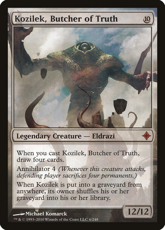 Kozilek, Butcher of Truth [Rise of the Eldrazi] | Spectrum Games