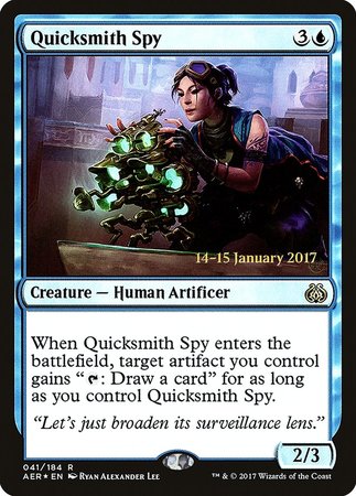 Quicksmith Spy [Aether Revolt Promos] | Spectrum Games