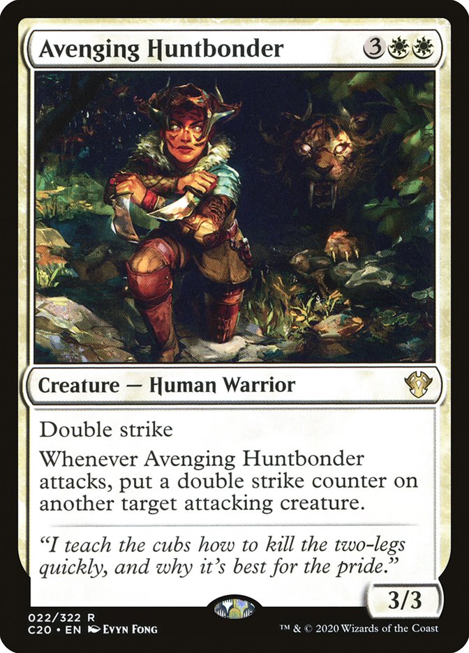 Avenging Huntbonder [Commander 2020] | Spectrum Games