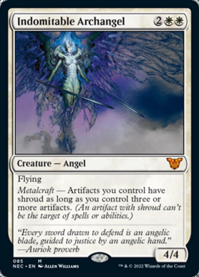 Indomitable Archangel [Kamigawa: Neon Dynasty Commander] | Spectrum Games