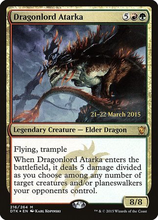 Dragonlord Atarka [Dragons of Tarkir Promos] | Spectrum Games