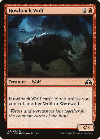 Howlpack Wolf [Shadows over Innistrad] | Spectrum Games