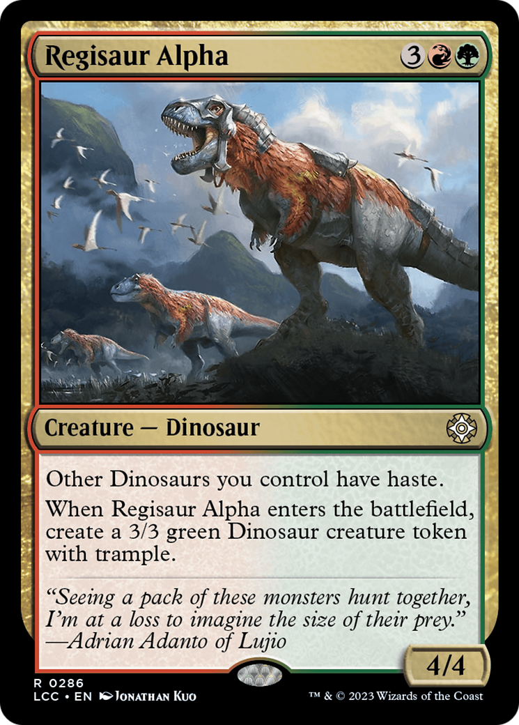 Regisaur Alpha [The Lost Caverns of Ixalan Commander] | Spectrum Games