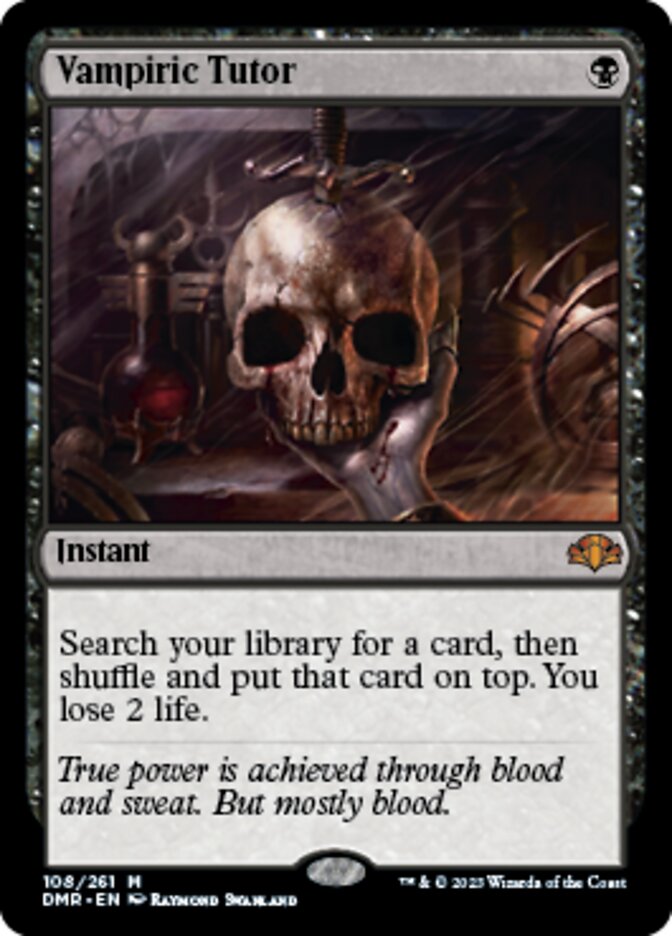 Vampiric Tutor [Dominaria Remastered] | Spectrum Games