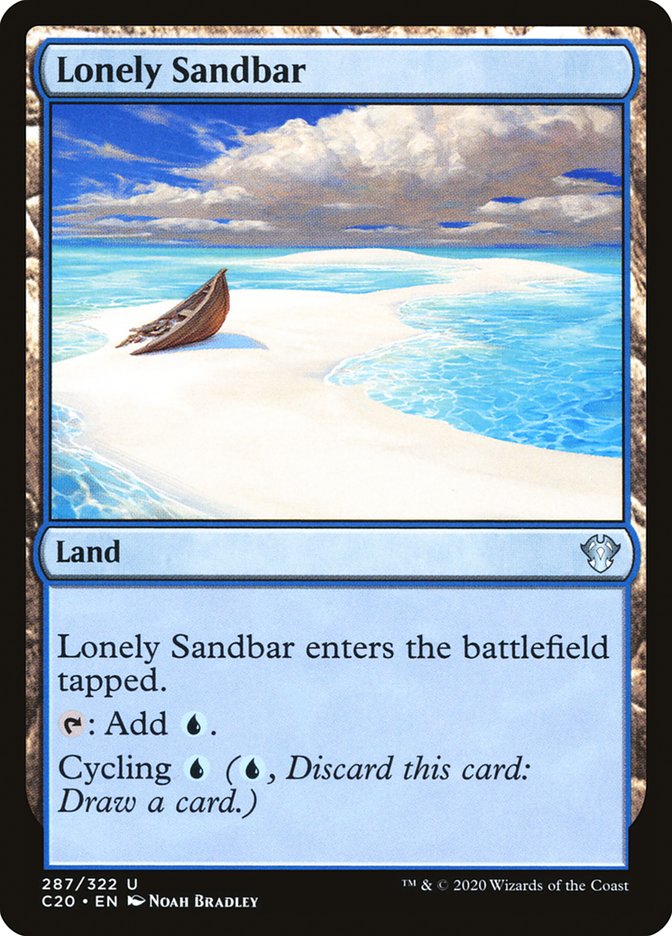 Lonely Sandbar [Commander 2020] | Spectrum Games