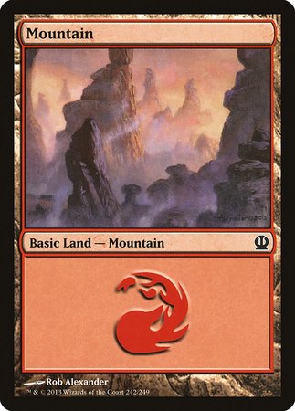 Mountain (242) [Theros] | Spectrum Games