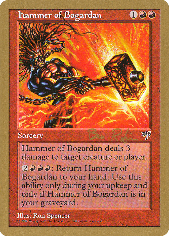 Hammer of Bogardan (Ben Rubin) [World Championship Decks 1998] | Spectrum Games