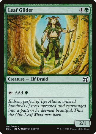 Leaf Gilder [Duel Decks: Elves vs. Inventors] | Spectrum Games