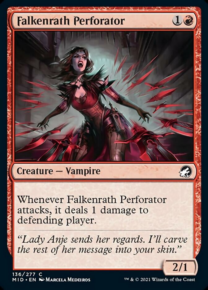 Falkenrath Perforator [Innistrad: Midnight Hunt] | Spectrum Games