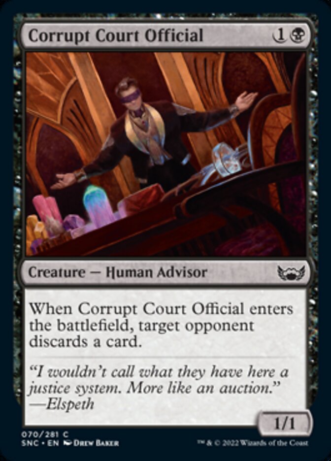 Corrupt Court Official [Streets of New Capenna] | Spectrum Games