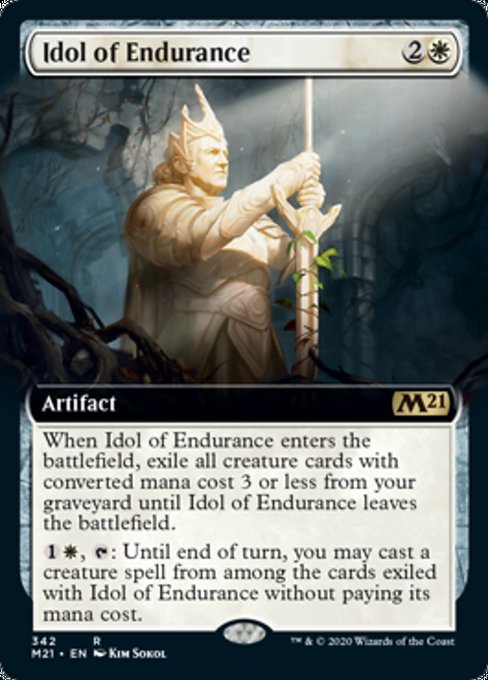 Idol of Endurance (Extended Art) [Core Set 2021] | Spectrum Games