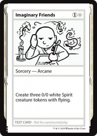 Imaginary Friends (2021 Edition) [Mystery Booster Playtest Cards] | Spectrum Games