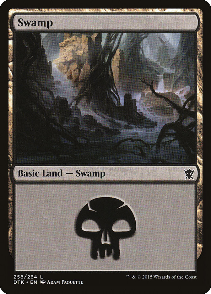 Swamp (258) [Dragons of Tarkir] | Spectrum Games