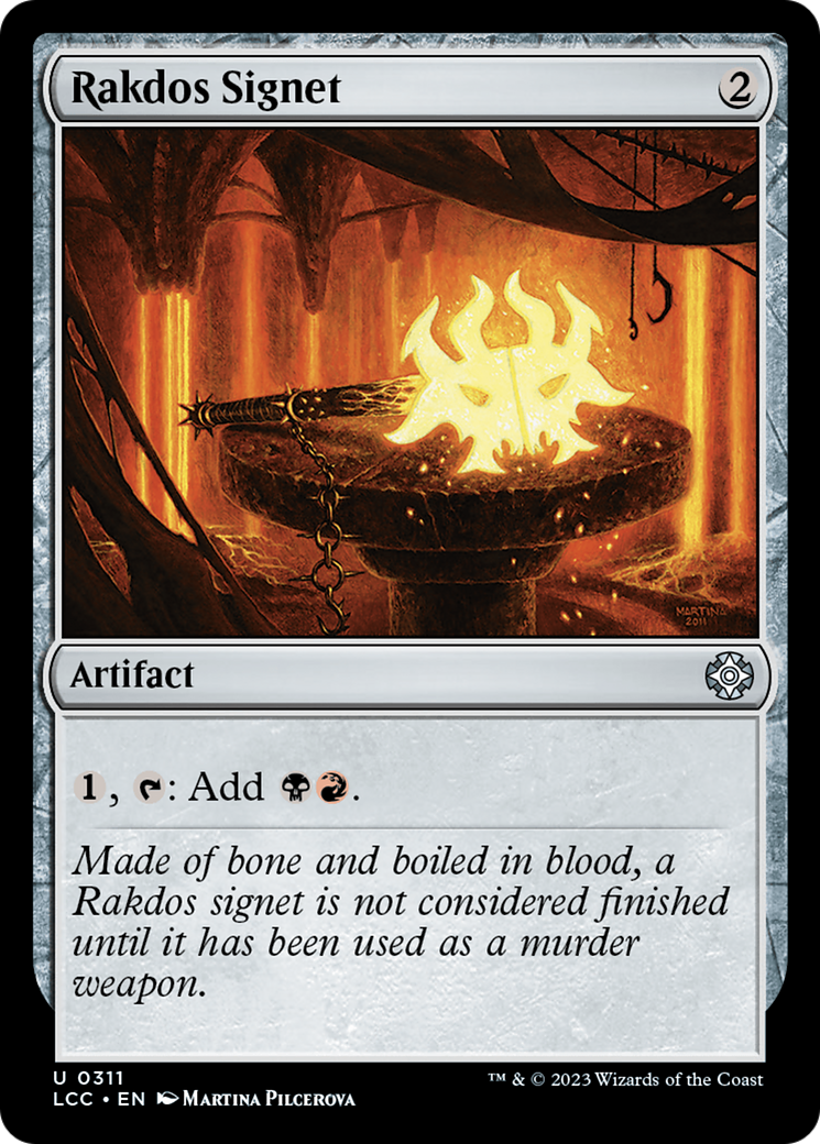 Rakdos Signet [The Lost Caverns of Ixalan Commander] | Spectrum Games