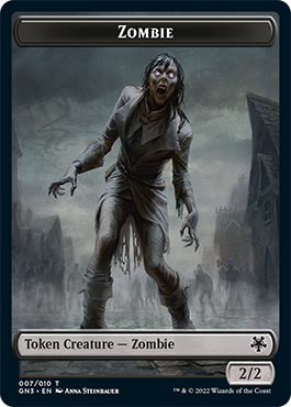 Zombie // Angel Double-Sided Token [Game Night: Free-for-All Tokens] | Spectrum Games