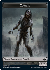 Zombie // Human Soldier Double-Sided Token [Game Night: Free-for-All Tokens] | Spectrum Games