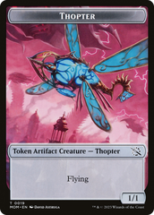 Soldier // Thopter Double-Sided Token [March of the Machine Tokens] | Spectrum Games
