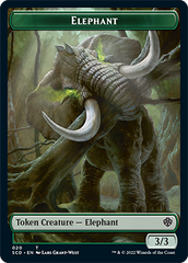 Elephant // Thopter Double-Sided Token [Starter Commander Decks] | Spectrum Games