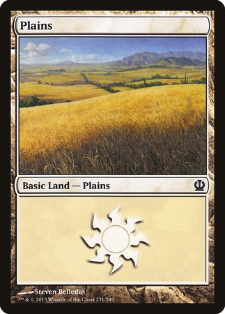 Plains (231) [Theros] | Spectrum Games