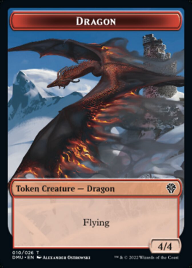 Dragon Token [Dominaria United Tokens] | Spectrum Games