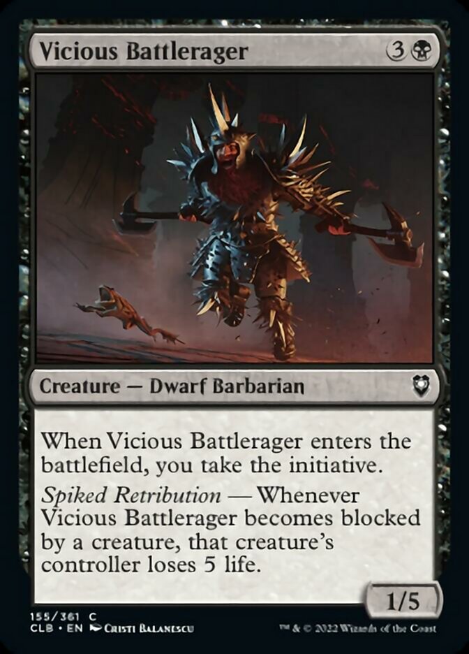 Vicious Battlerager [Commander Legends: Battle for Baldur's Gate] | Spectrum Games