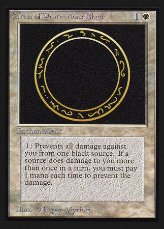 Circle of Protection: Black (IE) [Intl. Collectors’ Edition] | Spectrum Games