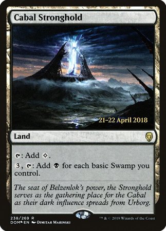 Cabal Stronghold [Dominaria Promos] | Spectrum Games